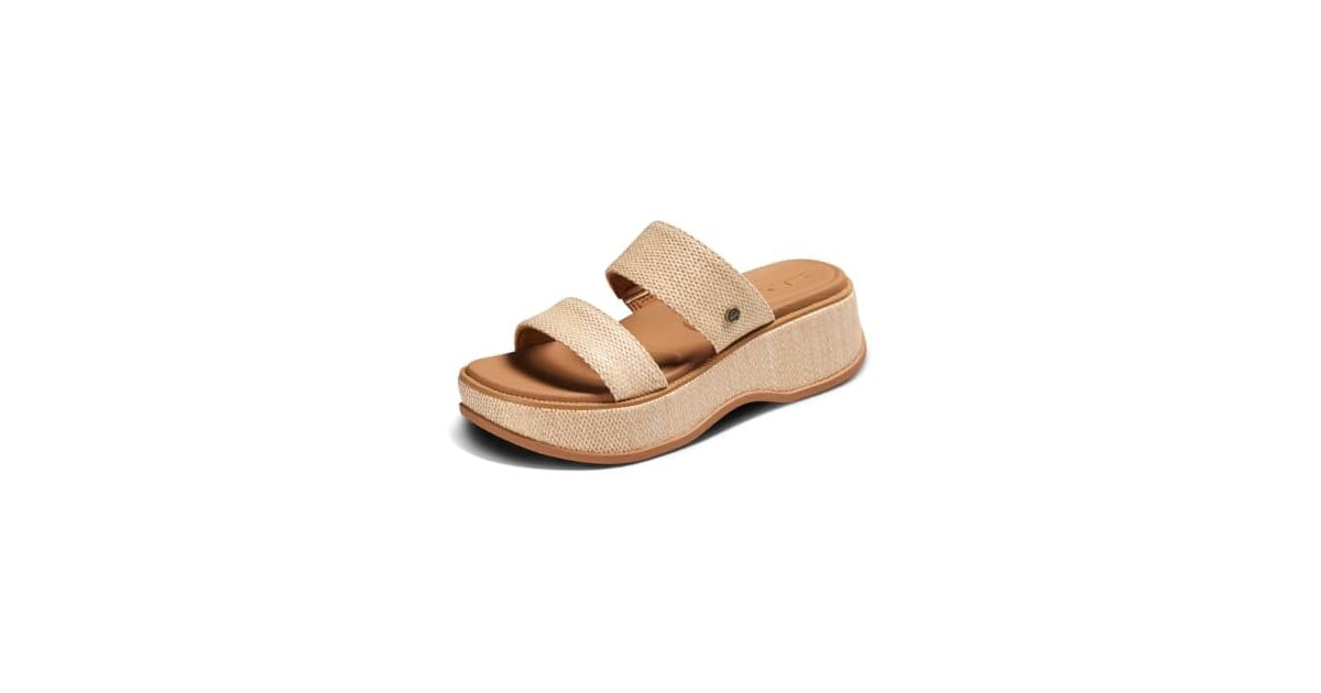 Reef Women Lofty Lux Hi Raffia Sandal