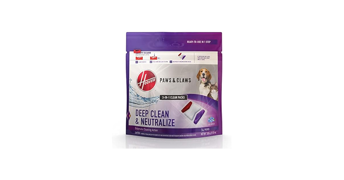 (3-Pack) Hoover Paws & Claws Clean Packs