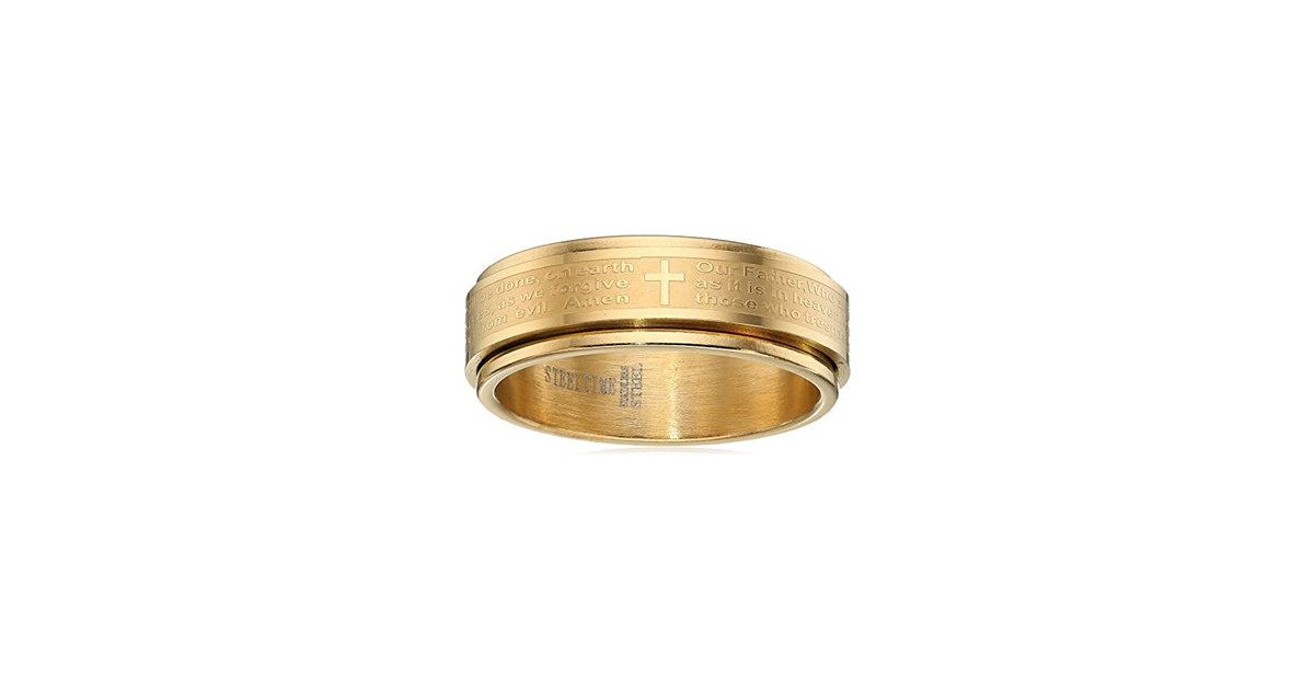 Amazon Essentials Men Steeltime Men's Steel Ring