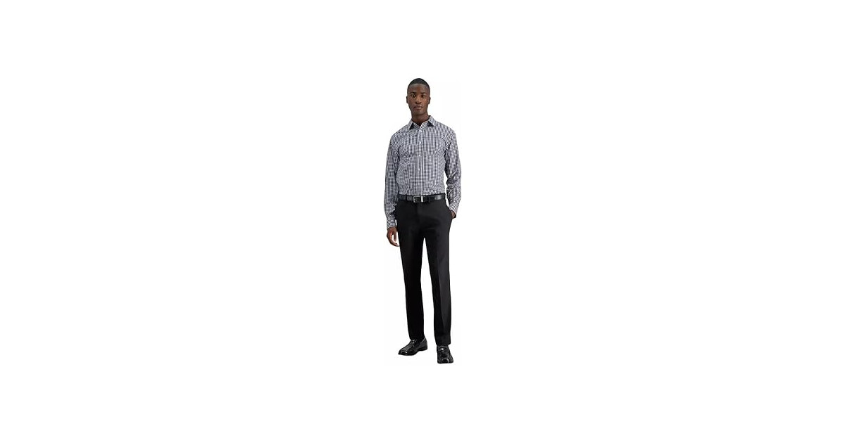 Slim-Fit Stretch Twill Dress Pant