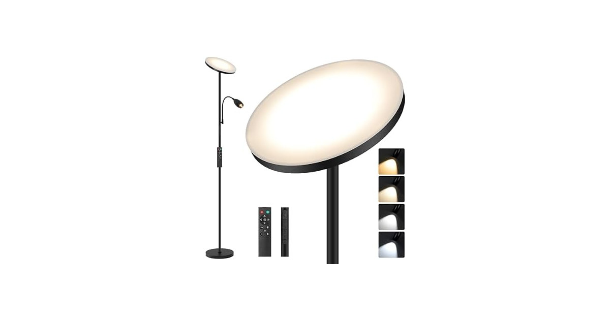 Reading Floor Lamp, 72" Tall LED