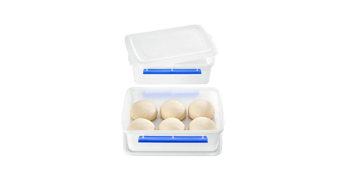 Vtopmart 2 Pcs Pizza Dough Proofing Box