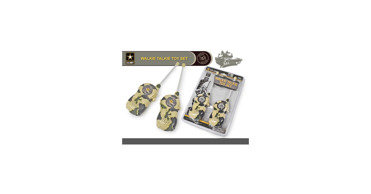 US Army Camouflage Walkie Talkie Set