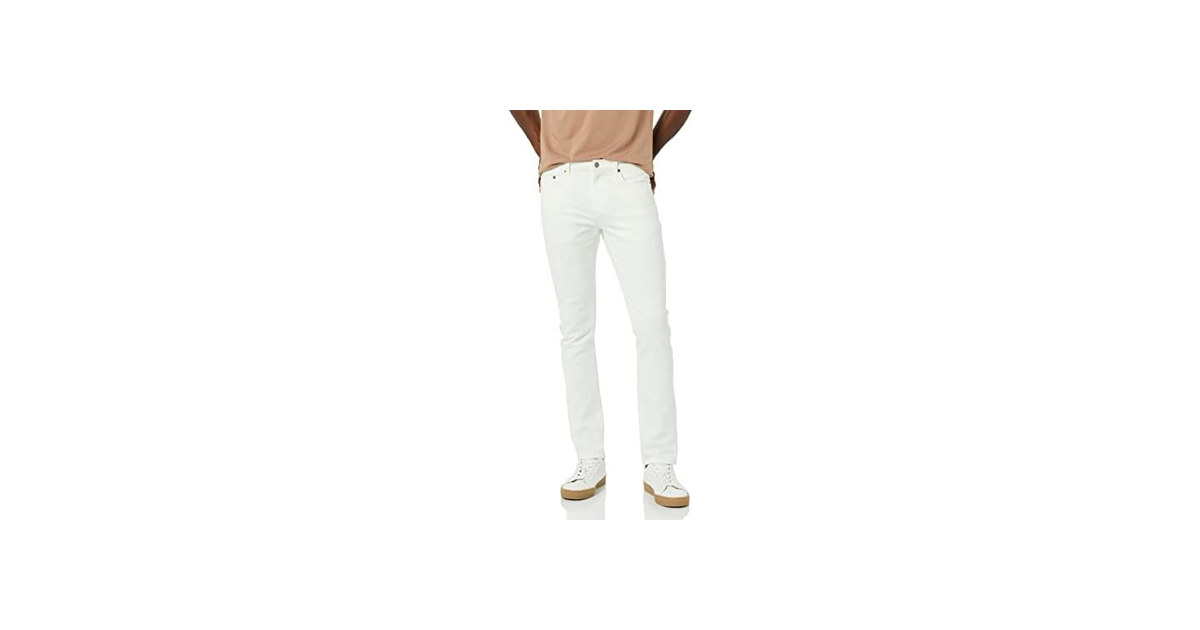 Amazon Essentials Skinny Jeans, White (42x28)
