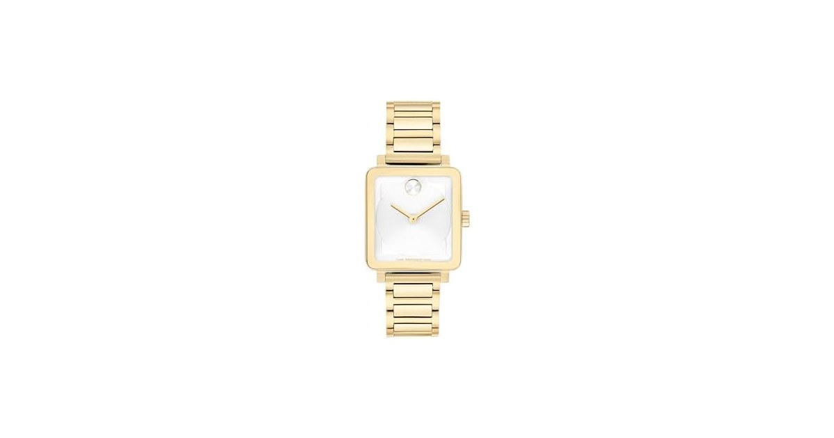 Movado BOLD Evolution 2.0 White Dial Gold Watch