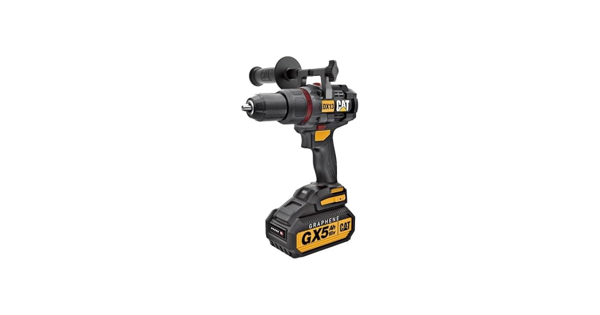 CAT DX13 18V Brushless 1/2in Hammer Drill Kit