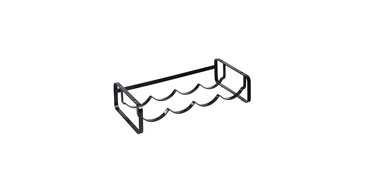 Tabletop Stackable 4-Bottle Metal Wine Rack