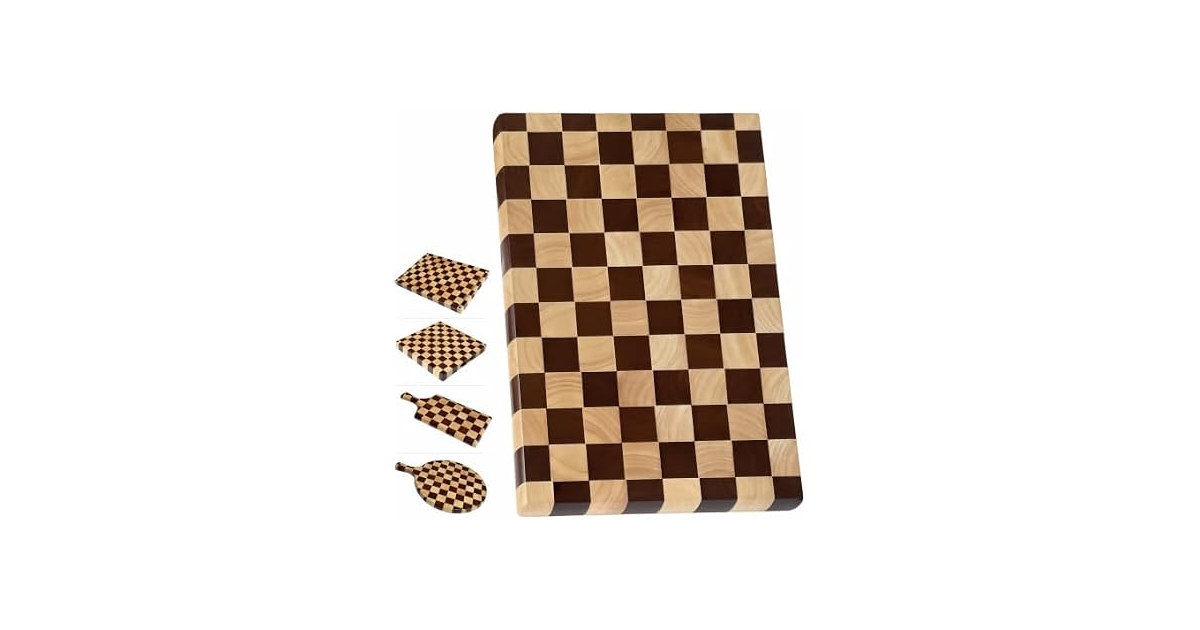 Checkered Cutting Board for Kitchen