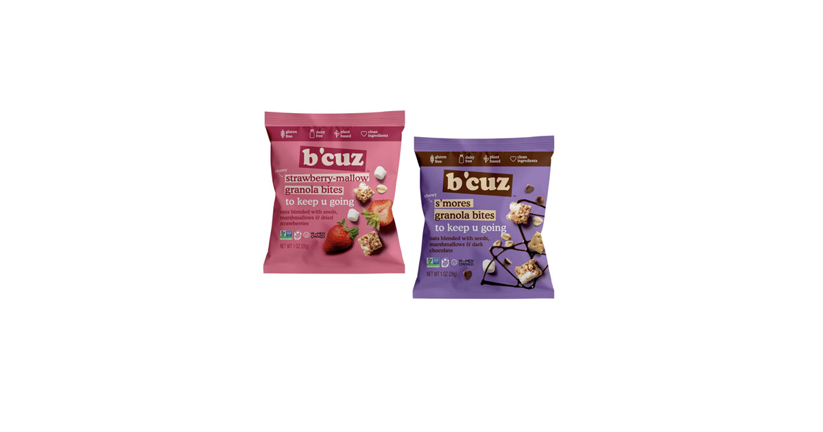 B'cuz Granola Bites | Strawberry S'mores