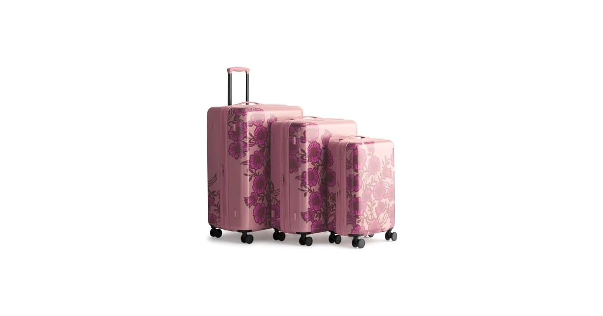 Vera Bradley Hardside 3 Piece Luggage Set