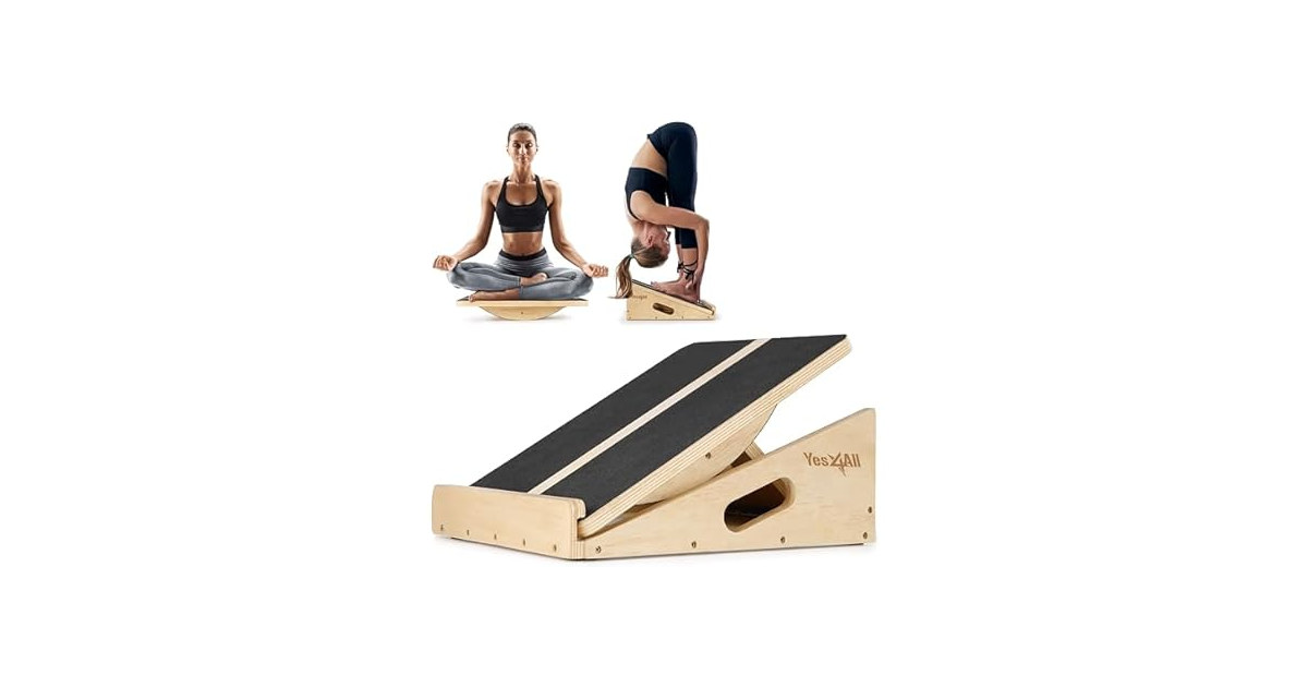 Yes4All 2-in-1 Balance Board & Slant Board