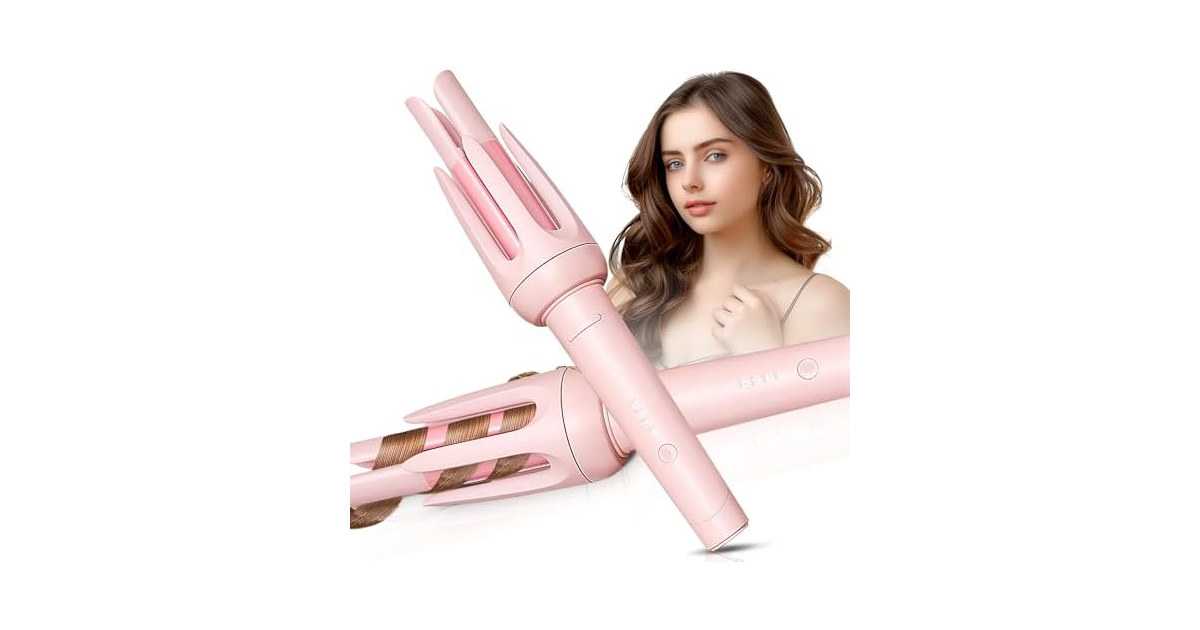 Auto Hair Curler, 4 Temps & 3 Timers