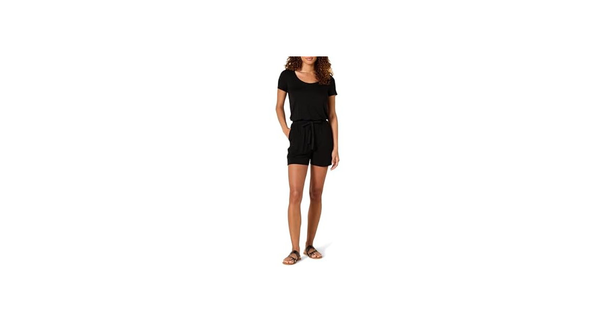 Amazon Essentials Women Short-sleeve Romper