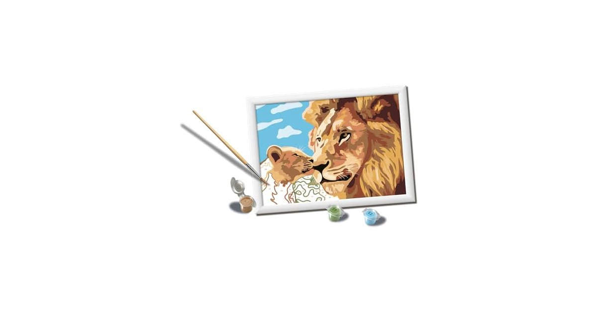 Ravensburger Creart Lion Baby Paint by