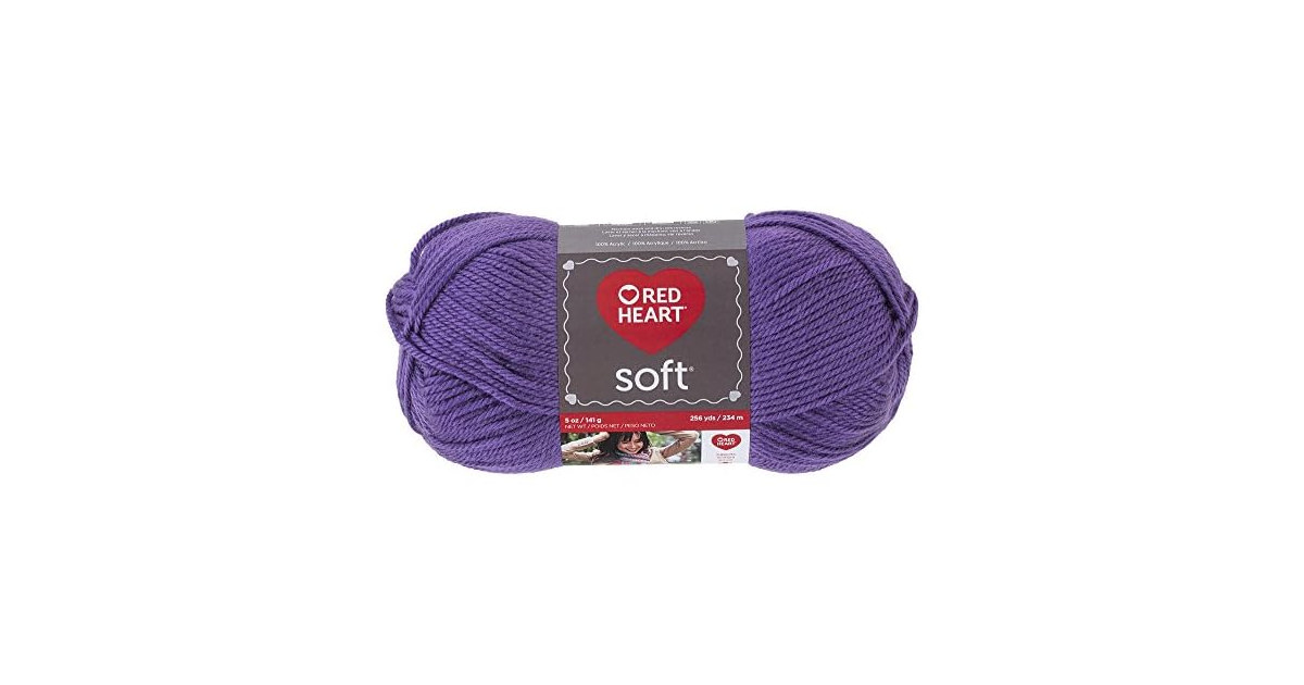 RED HEART Soft Yarn, Lavender