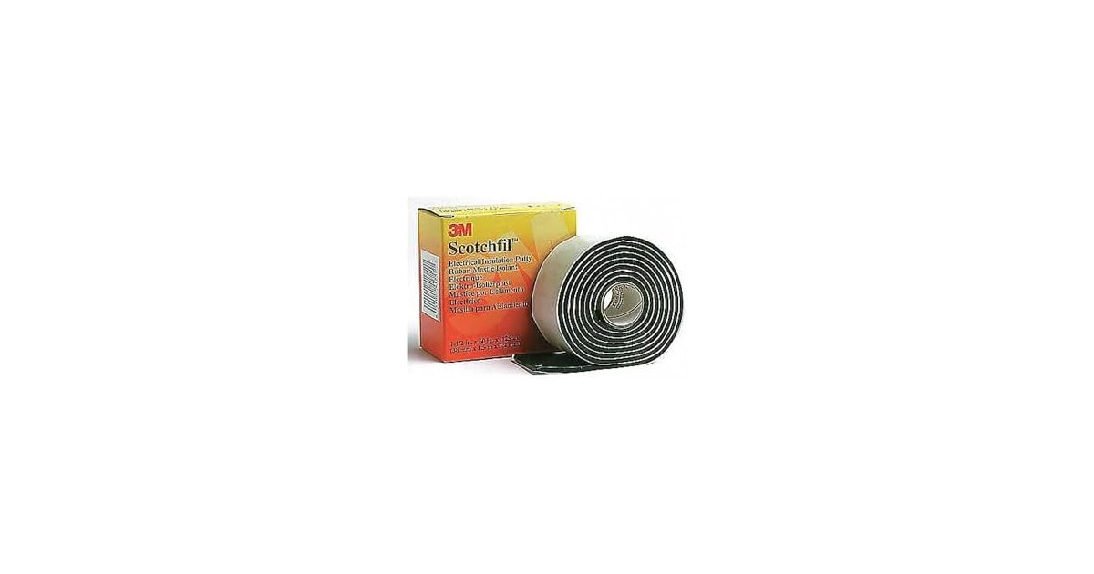 3M Black Rubber Electrical Insulation Putty