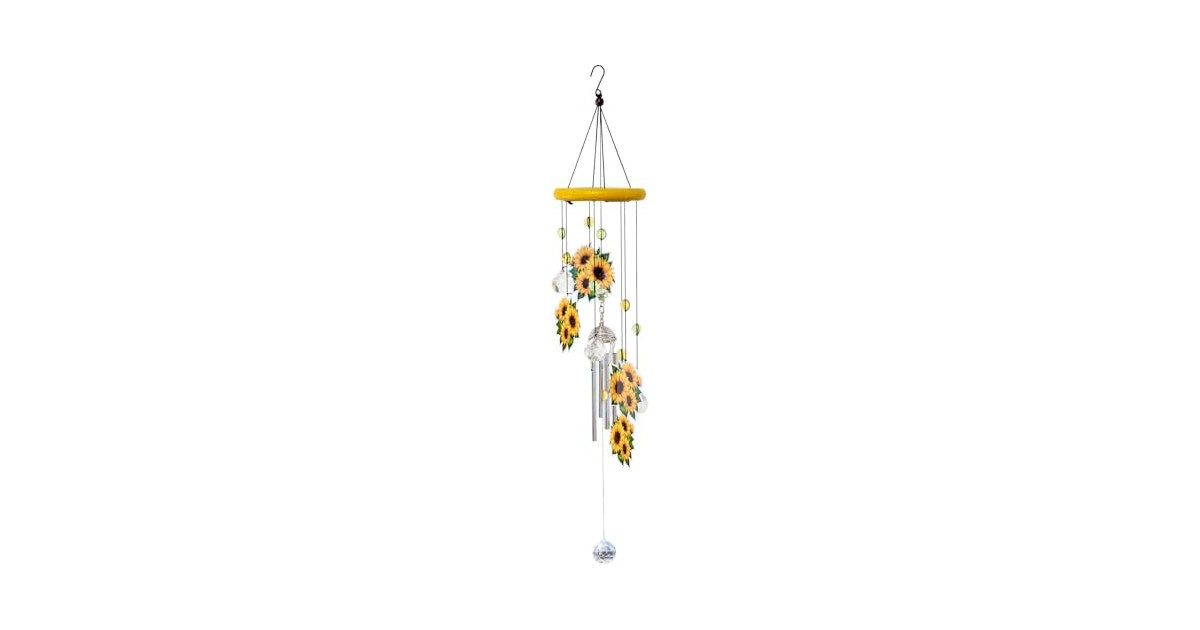 Spoontiques Sunflowers Wind Chime