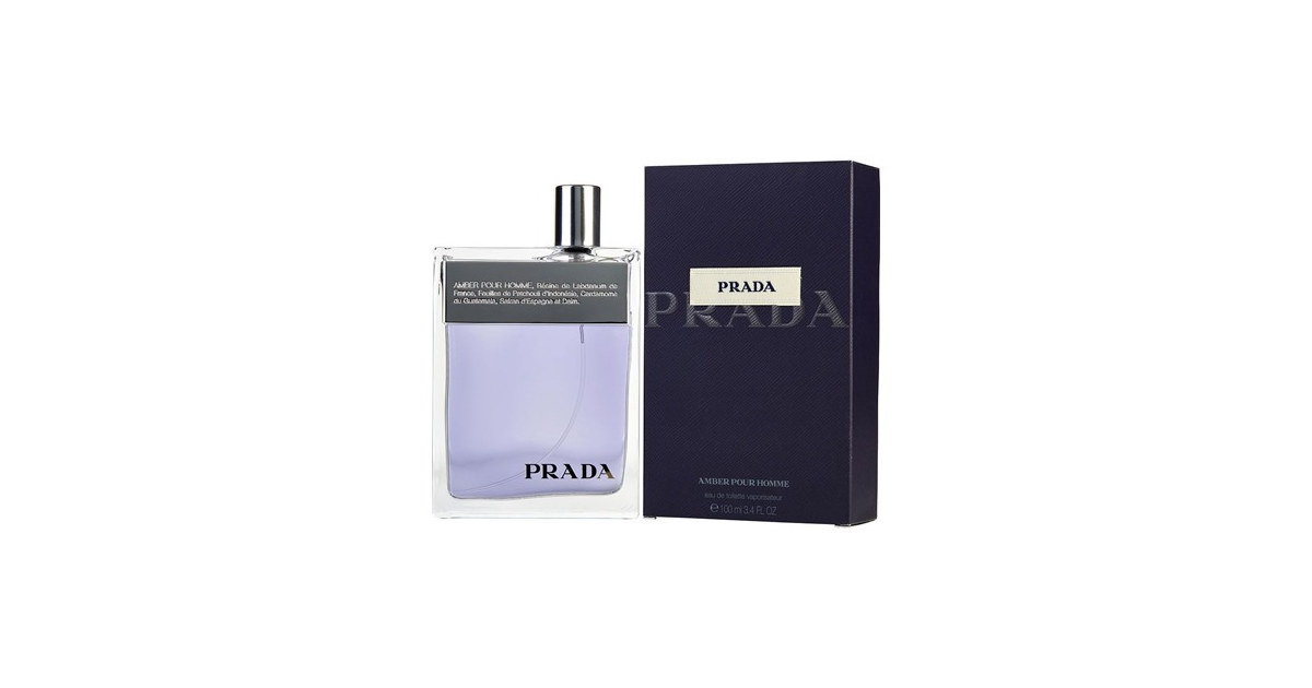 Prada Amber Pour Homme EDT Men 3.4oz