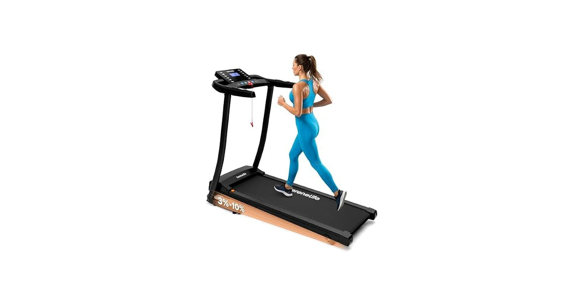 SereneLife Portable Foldable Treadmill Sensors