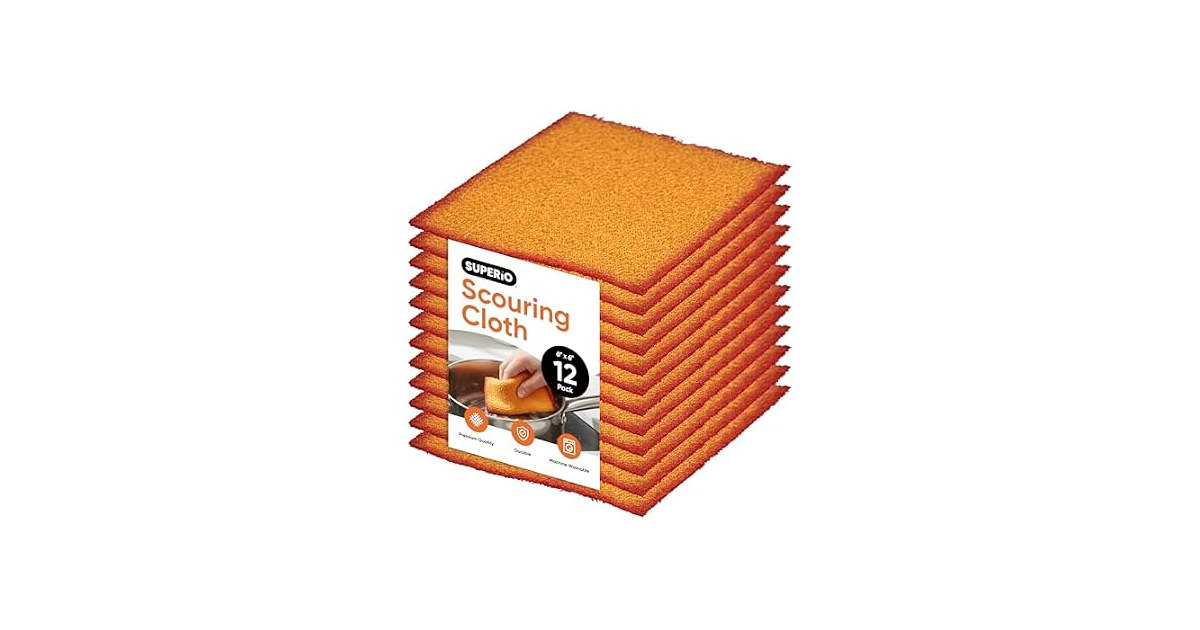 Superio Scouring Pads Non-Scratch Dish