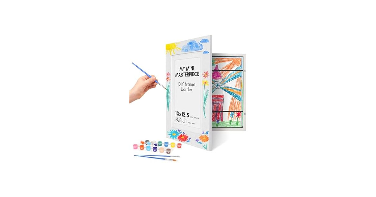 Americanflat 8.5x11 Paintable Kids Art