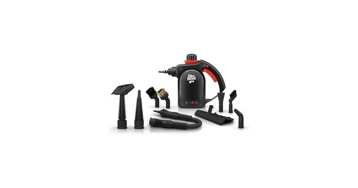 DirtDevil 7-IN-1 Handheld Pressurized Steamer