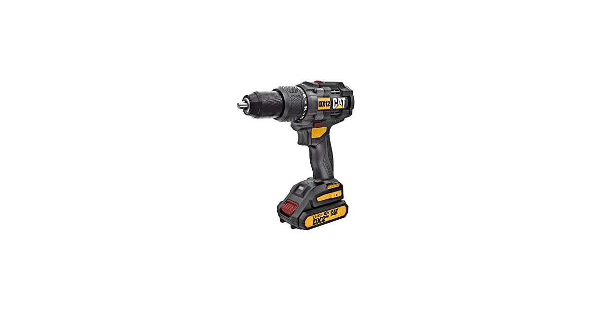 CAT DX12 18V Brushless 1/2in Hammer Drill Kit