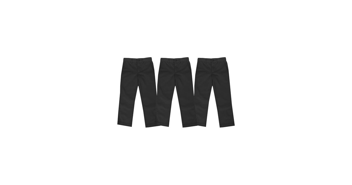 3PK Children & Boys Classic Chino Pants