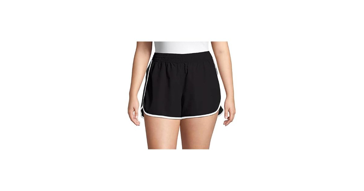 Just MY Size Women (1X) Active Run Athletic-shorts