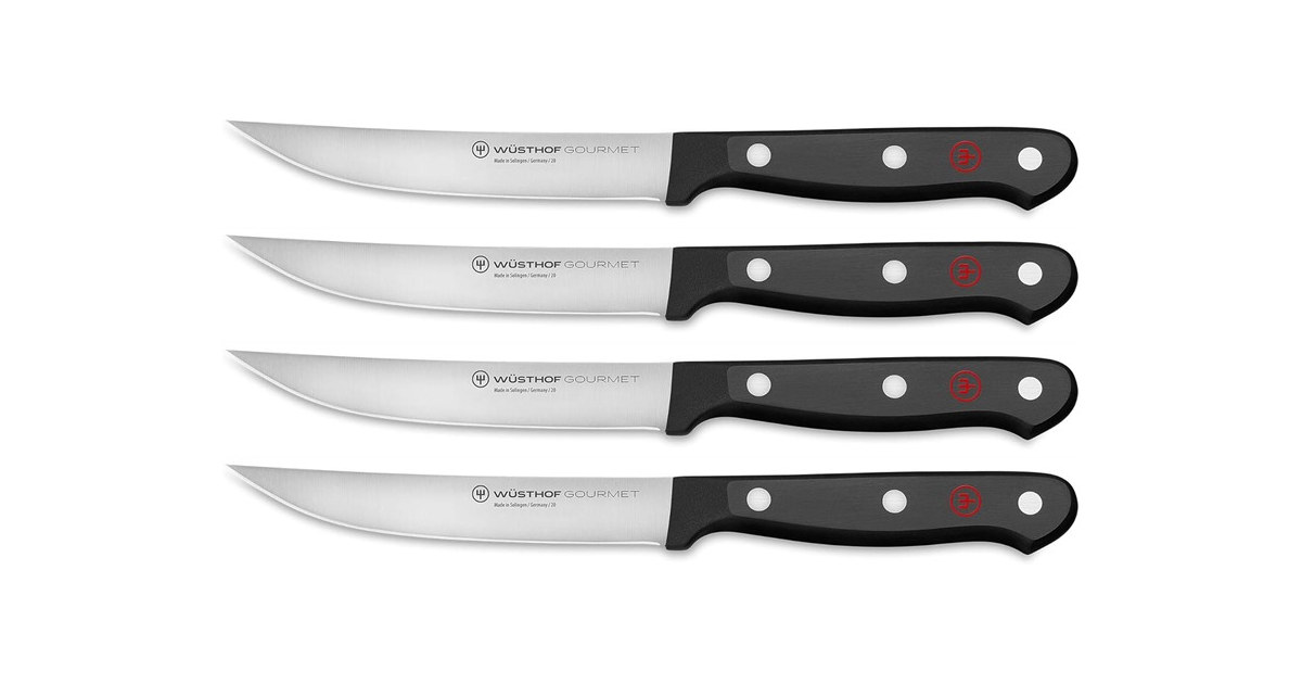 WUSTHOF Gourmet 4pc Steak Knife Set