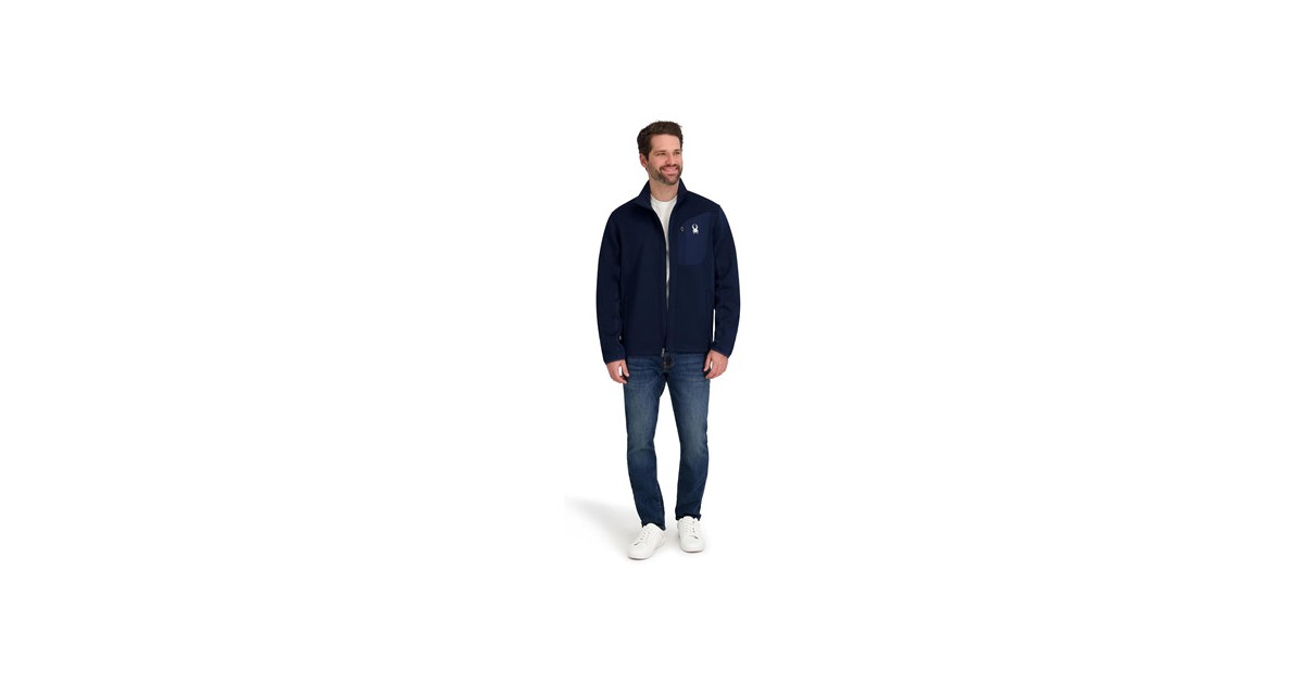 Spyder Mens Encore Fleece Zip Up Jacket