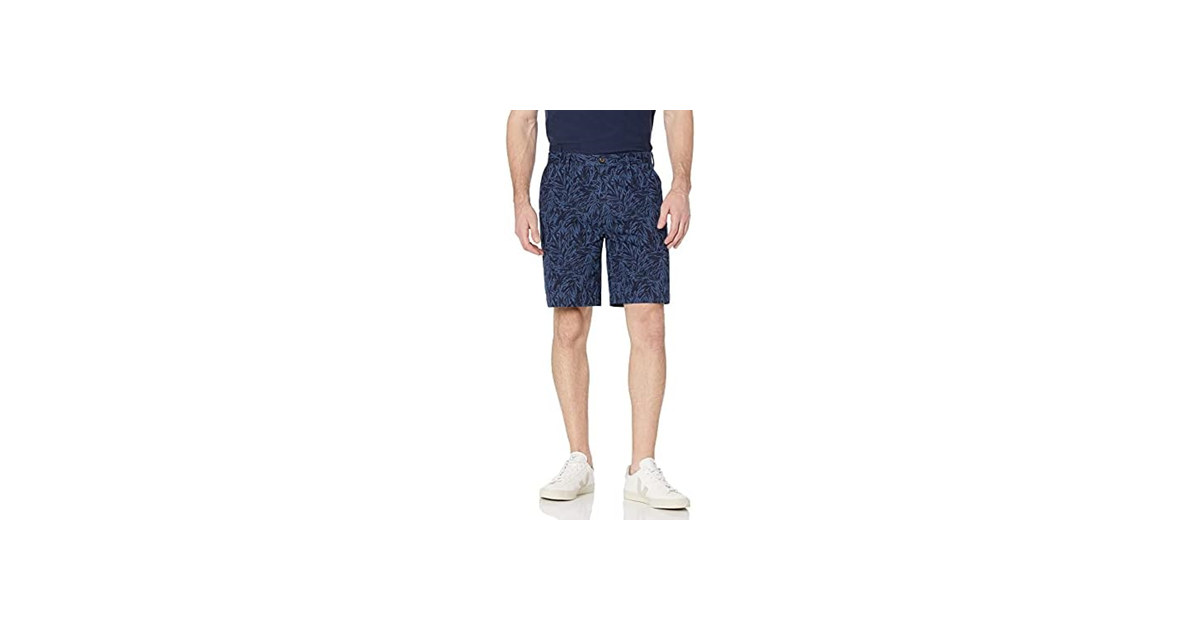 Amazon Essentials 9in Cotton Shorts, Indigo (42)
