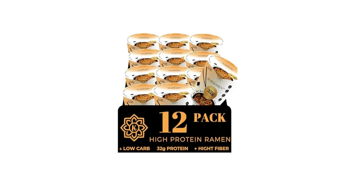 (12pk) Superamen Protein Ramen Beef
