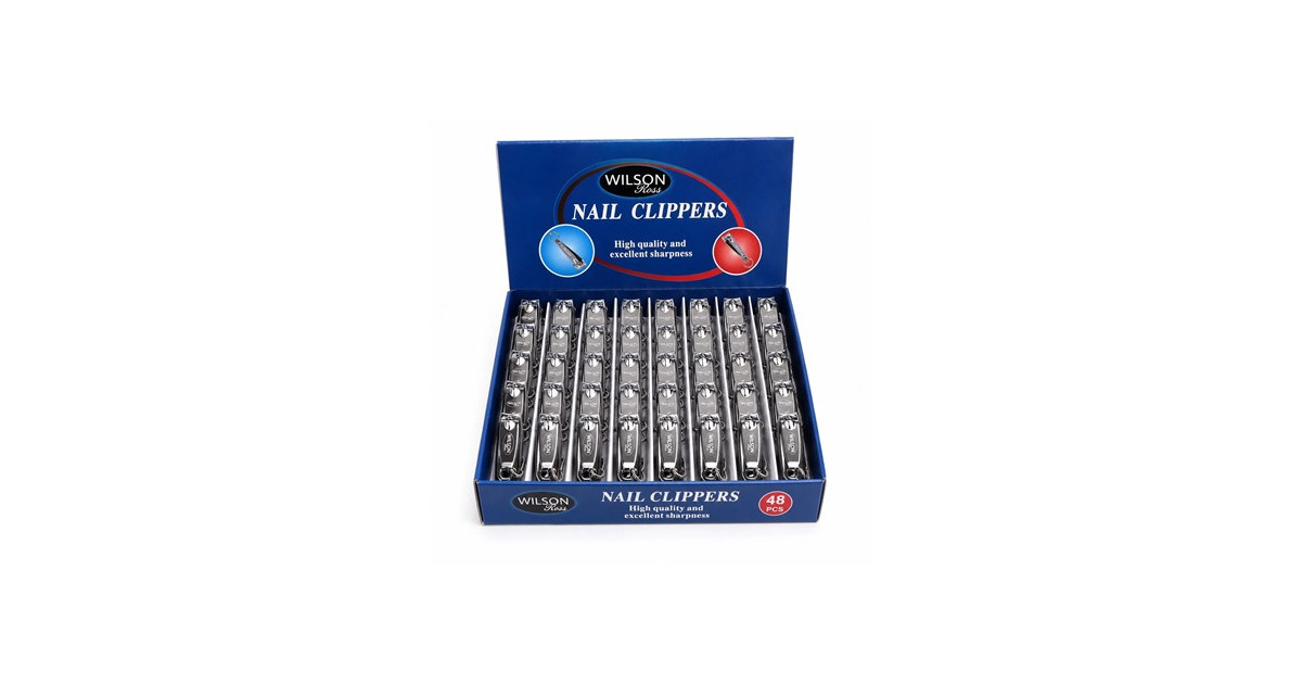 Keychain Nail Clippers Blue Box