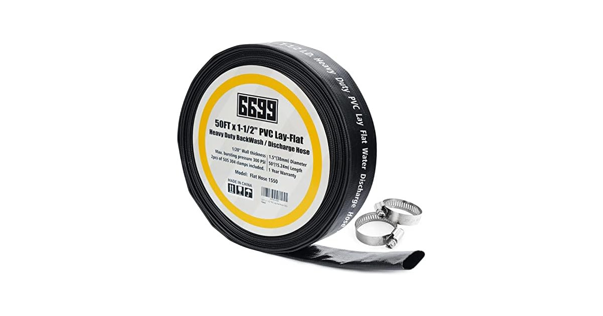 6699 Discharge Hose 1-1/2" 50ft Pump