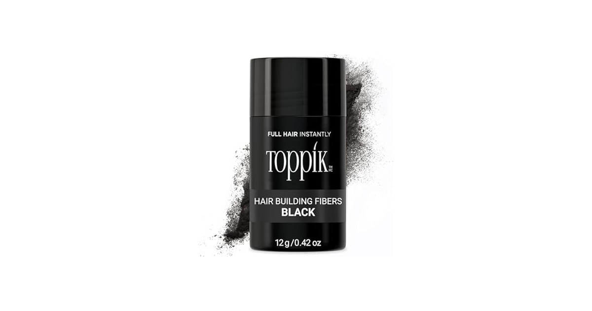 2PK Toppik Hair Fibers Medium Brown 0.97oz