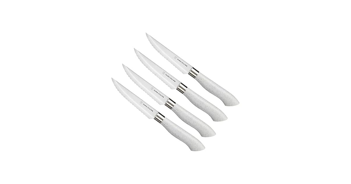 Eco-Friendly 4Pc Micro Serrated Steak Knife Set