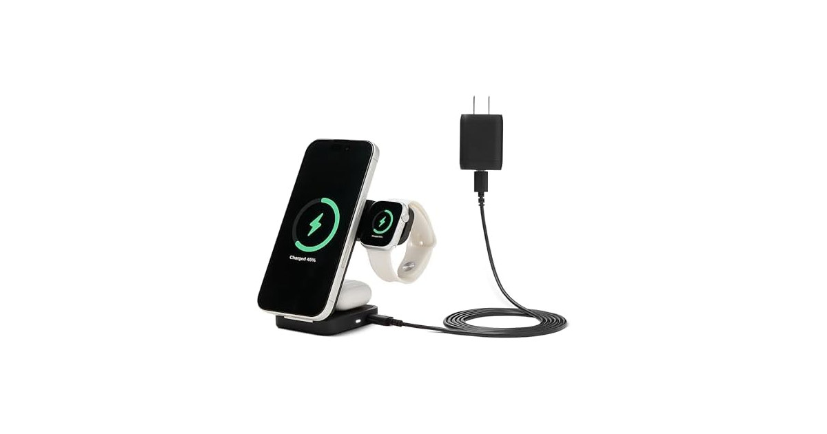 Amazon Basics 3-in-1 MagSafe Charging Station