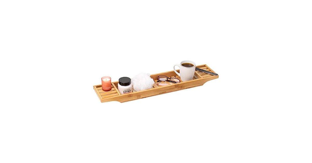 Mind Reader Bathtub Tray, Shower Organizer
