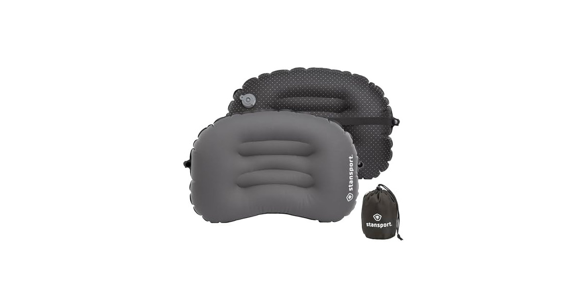 Stansport Lightweight Inflatable Camping Pillow