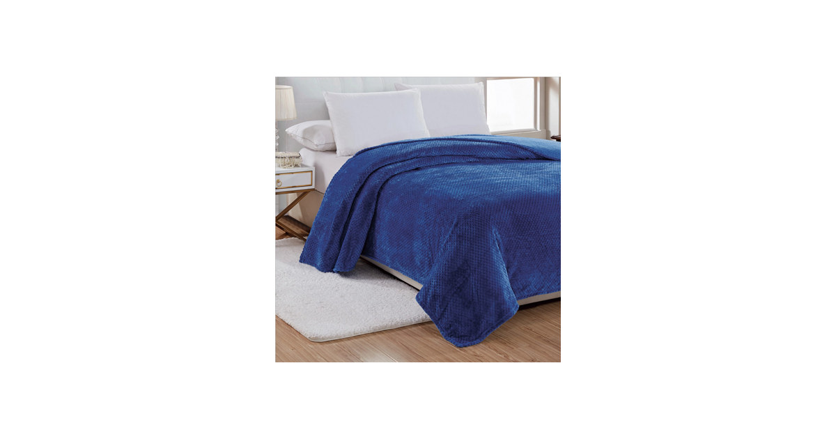 Ultra Soft Microfleece Popcorn Fleece Blanket Throw
