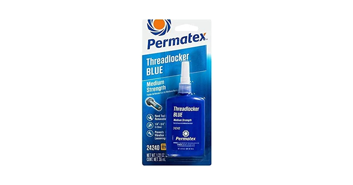 Permatex Threadlocker 1.22 Oz. Blue