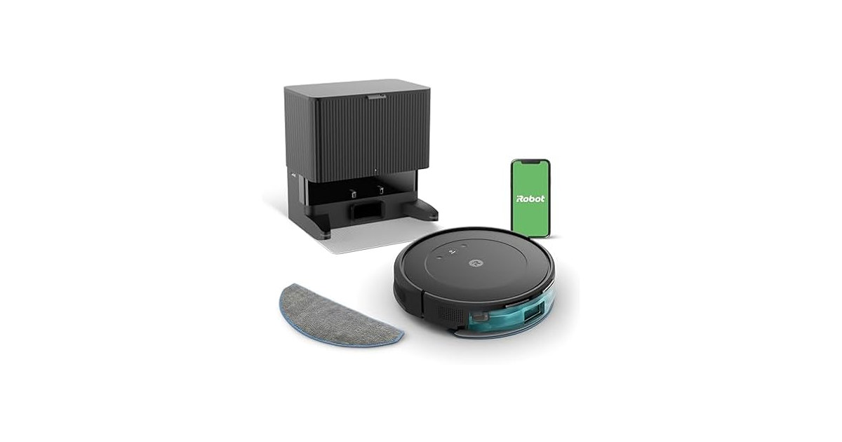 iRobot Roomba Combo 2 Essential Robot Auto Empty Vac & Mop