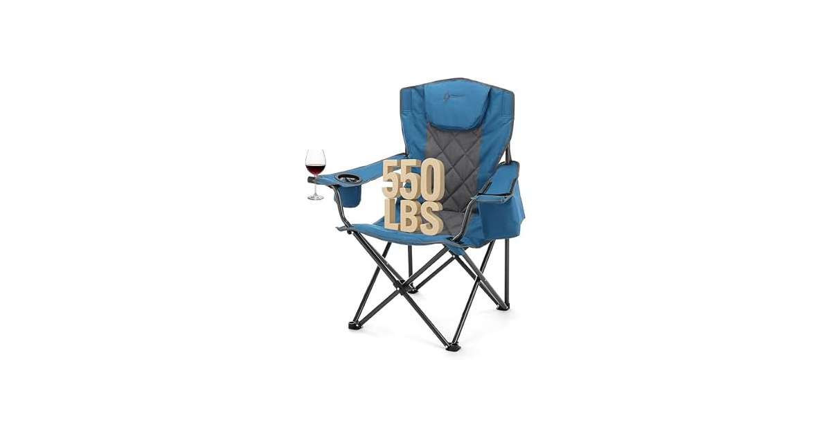 Arrowhead Outdoor Portable Deluxe Folding Chair