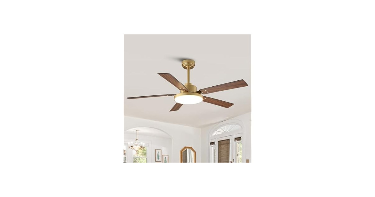 Parrot Uncle VZA01A117GD Gold Ceiling Fans
