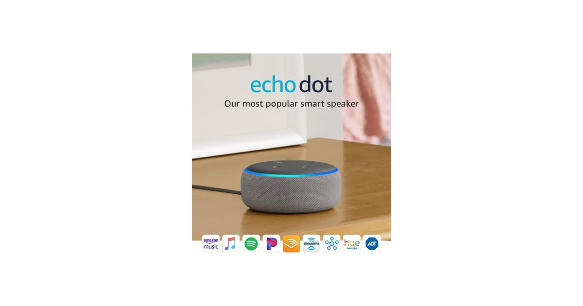 (Like-New) Echo Dot (3rd Gen, 2018) - Smart Speaker