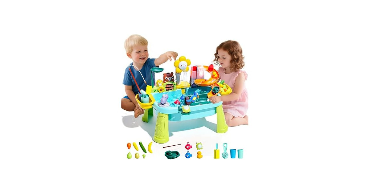 Ploomi Upgraded Toddler Sand Water Table