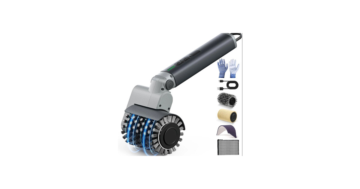 Electric BBQ Grill Brush 3-Speed Power