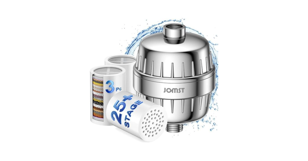 25 Stages Shower Filter with 3 Cores