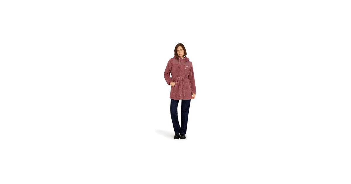 Reebok Women Long Double Sided Fleece Jacket (M)